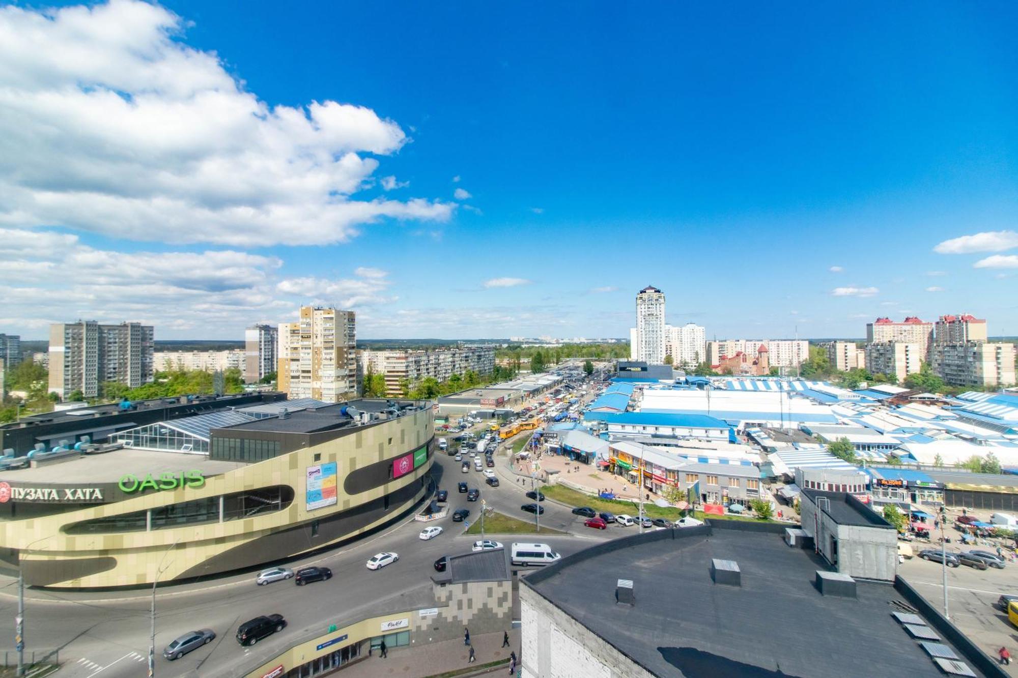 Kvartirkoff Na Obolonskom 40 Kyiv Exterior foto